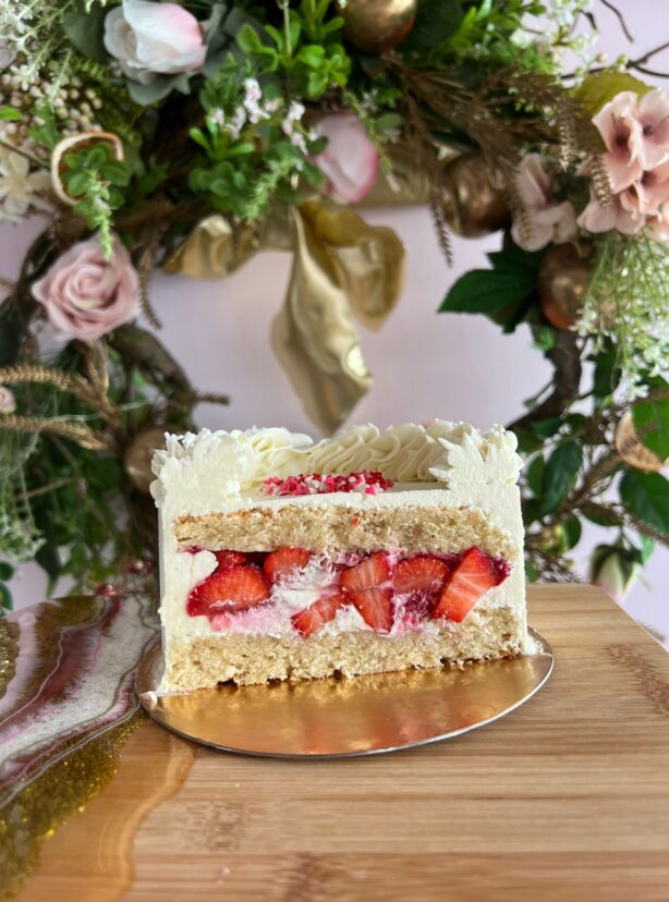 Coffret Saint-Valentin vanille/fraises découpe Coffret Saint-Valentin vanille/fraises découpe