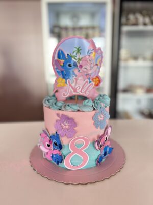 Gâteau Stitch & Angel