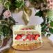 Coffret Saint-Valentin vanille/fraises découpe